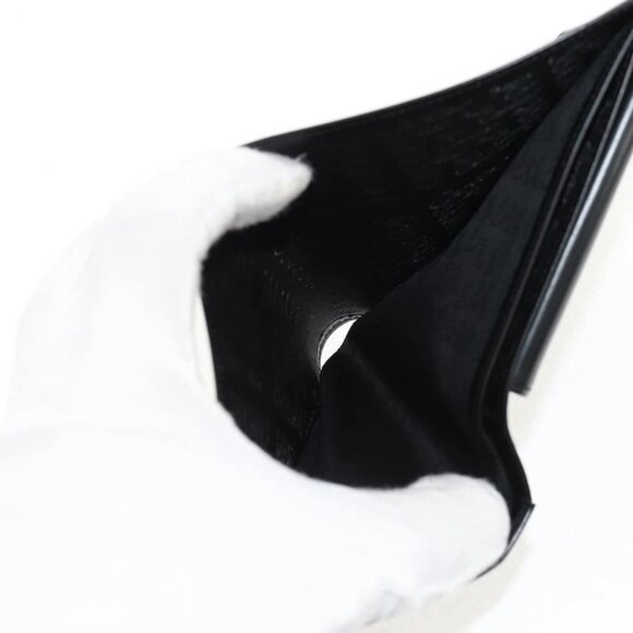 CARTIER Bifold Wallet Leather Black Auth am9307V - Picture 12 of 16